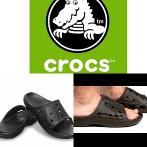 crocs men's baya slides